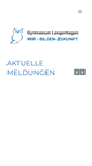 Mobile Screenshot of gymnasium-langenhagen.de
